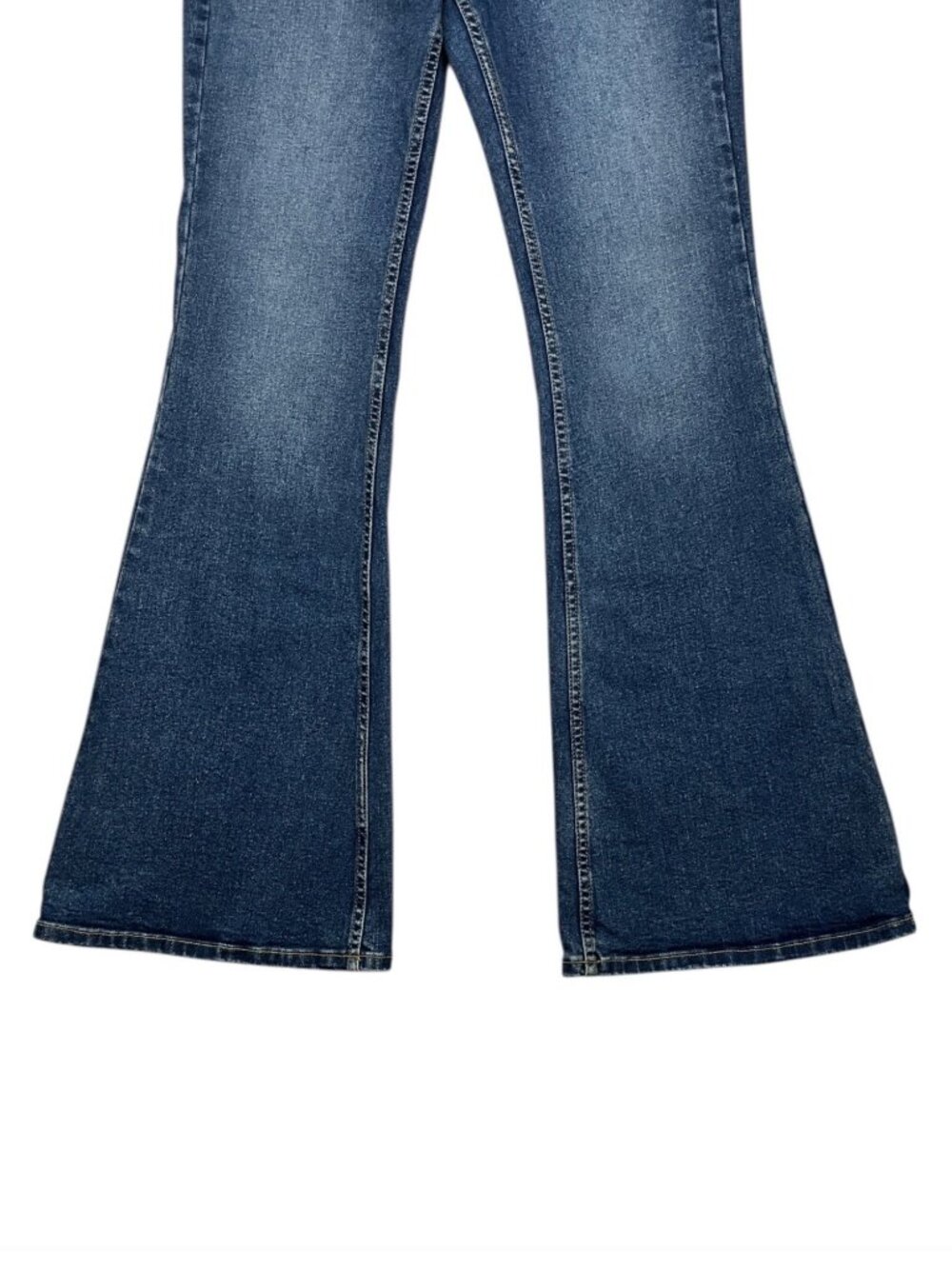 Free People We The Free CRVY Robyn High Rise Flare Jeans 27 Spokane - Picture 9 of 12